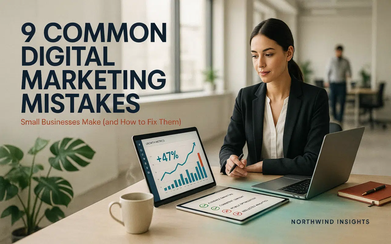 9 Common Digital Marketing Mistakes Small Businesses Make (and How to Fix Them)