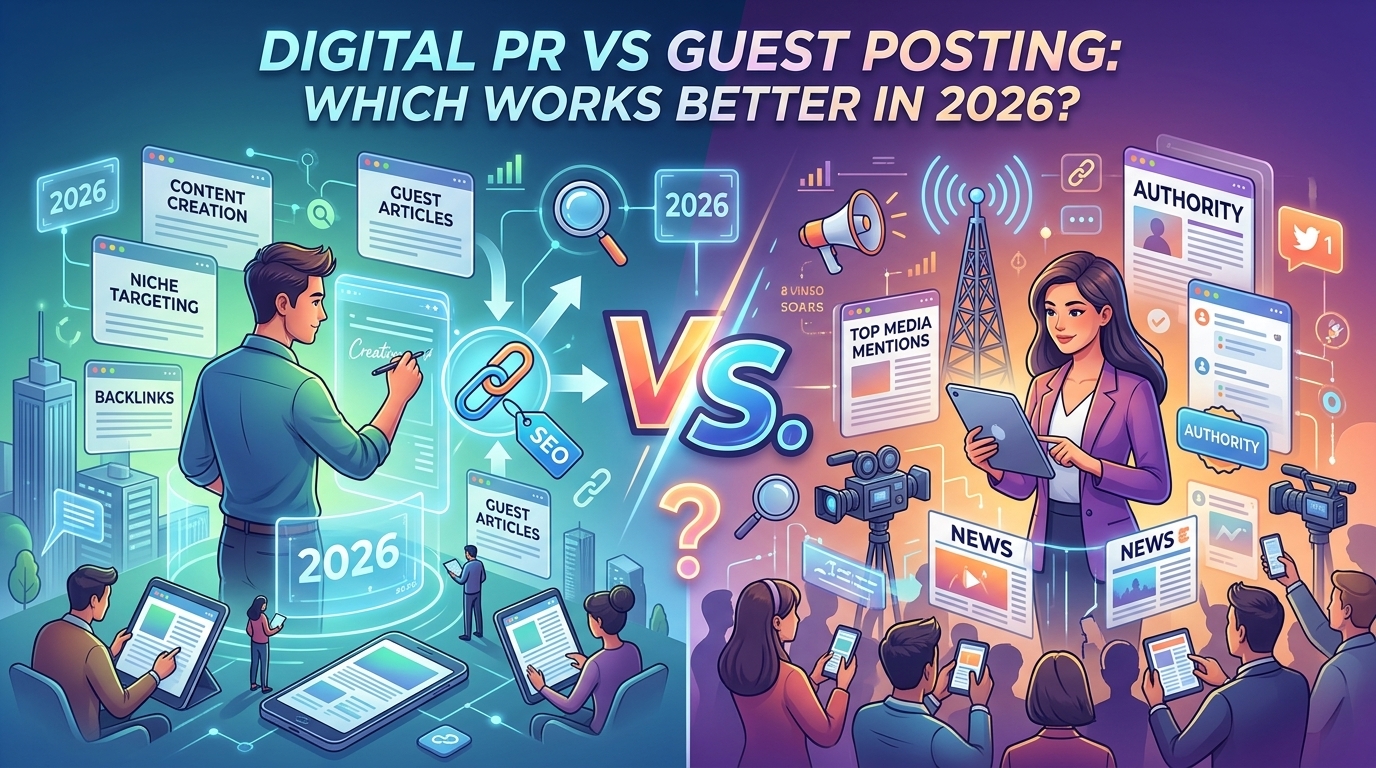 Digital PR vs Guest Posting: Which Works Better in 2026?