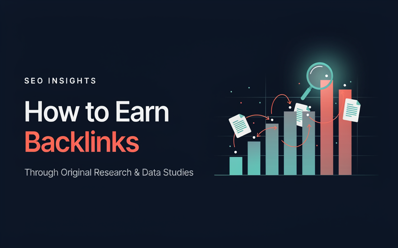 How to Earn Backlinks Through Original Research & Data Studies.