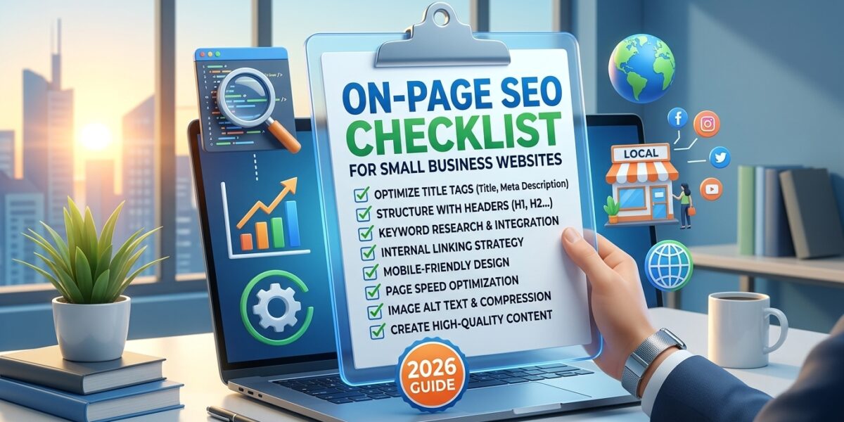 On-Page SEO Checklist for Small Business Websites (2026 Guide)